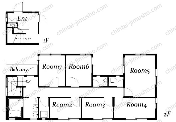 room-ing南青山ハウスの間取図