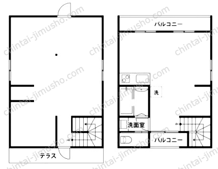 （仮称）吉祥寺本町2丁目貸店舗事務所の間取図