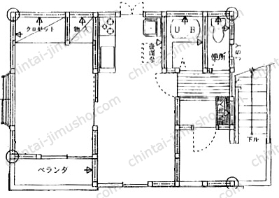 （仮称）境之谷貸事務所の間取図
