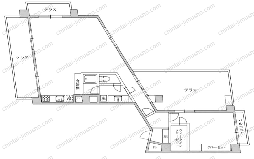 ドエルC&Tの間取図