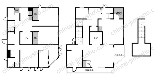 南大泉1丁目貸住付店舗の間取図
