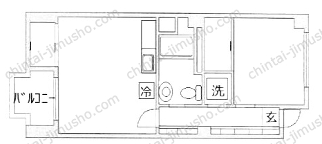 代々木フラワーマンションの間取図