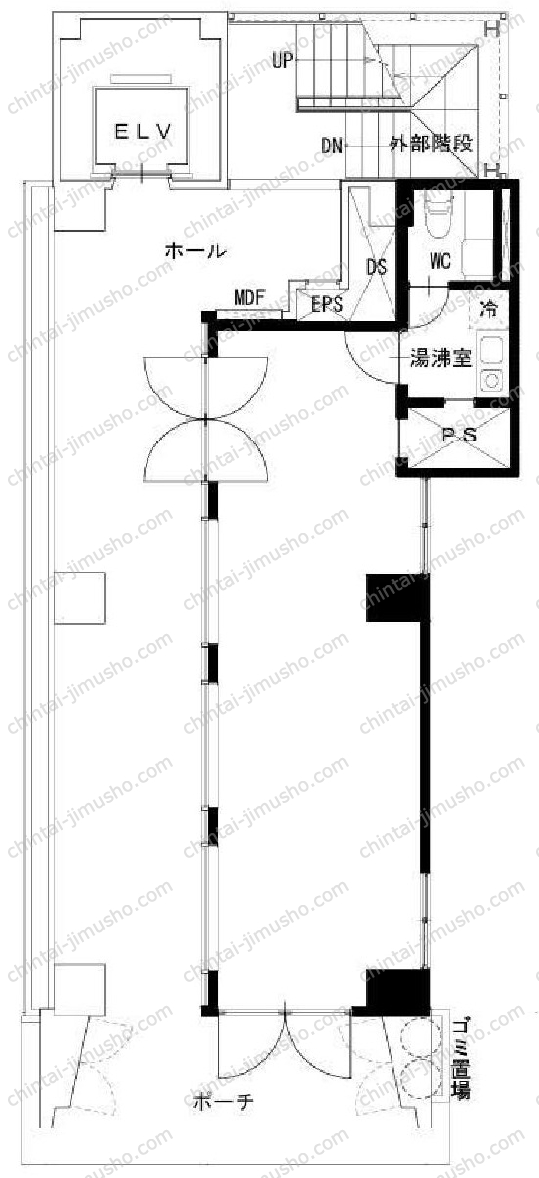 翔和須田町ビルの間取図