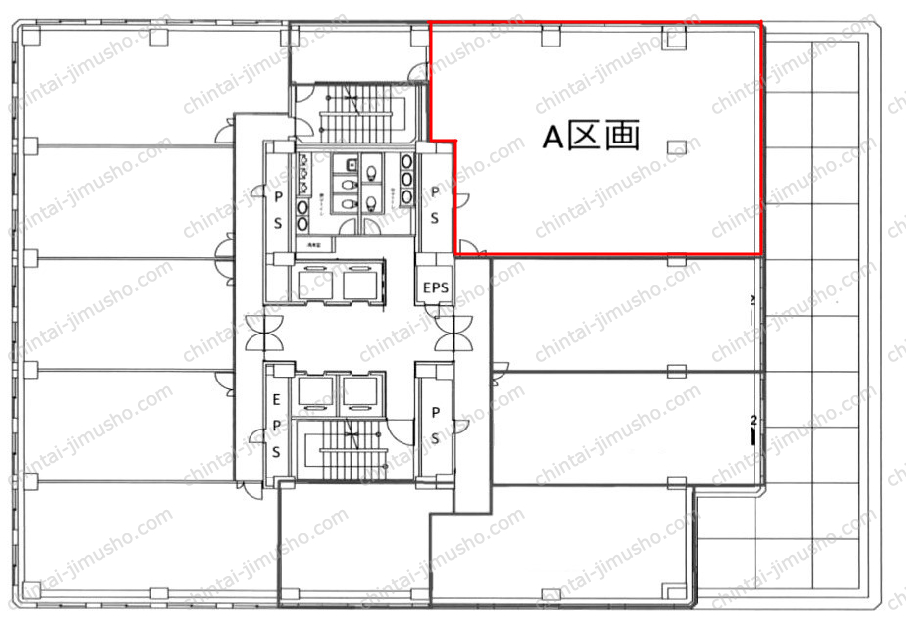 横浜東芝ビルの間取図
