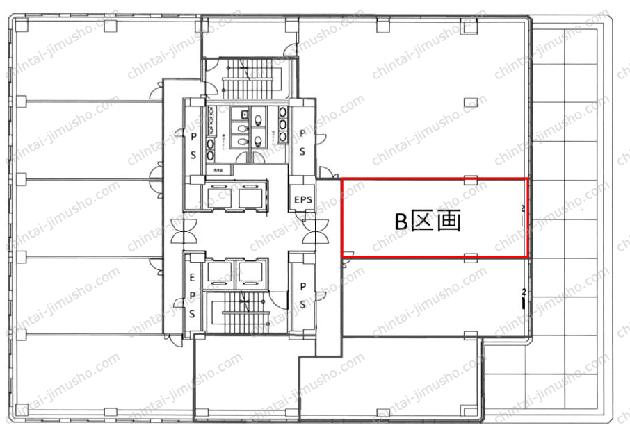 横浜東芝ビルの間取図
