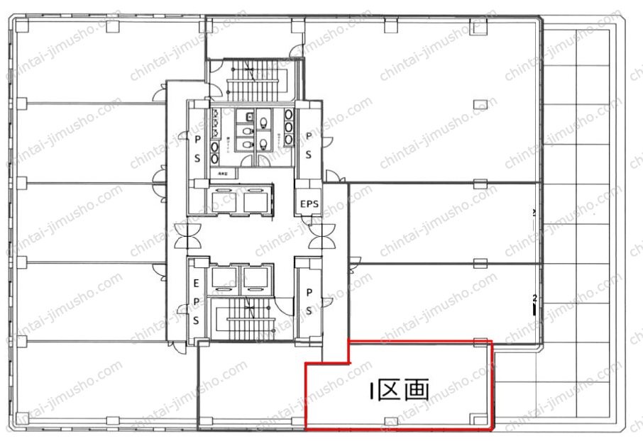 横浜東芝ビルの間取図