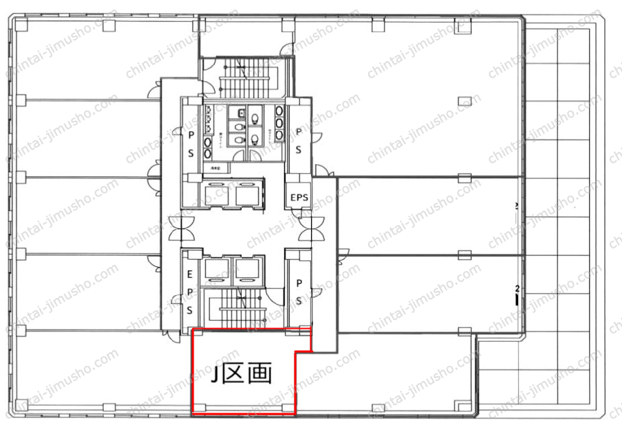 横浜東芝ビルの間取図