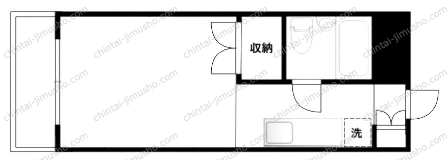 西大久保イレブンの間取図