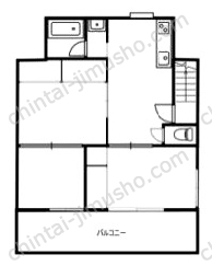 調布ケ丘1丁目貸事務所兼住居の間取図