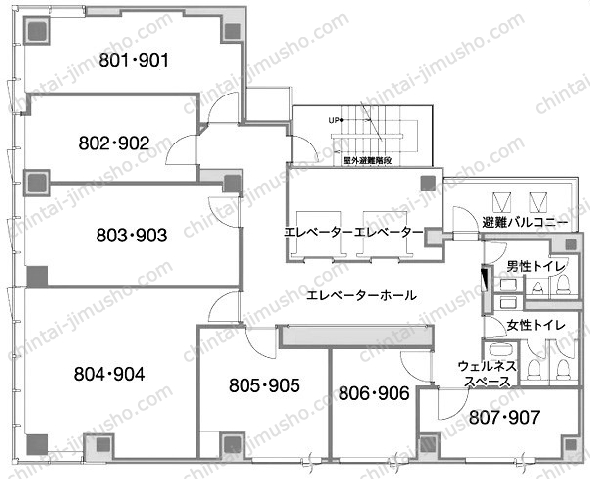 H1O芝公園の間取図