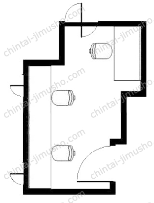 HULIC&New SHINBASHI／ビュレックスファイブの間取図