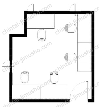 HULIC&New SHINBASHI／ビュレックスファイブの間取図