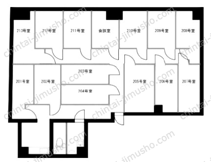 YTビル／杉並梅里オフィスの間取図
