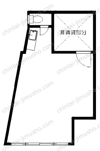練馬1丁目貸店舗事務所の間取図