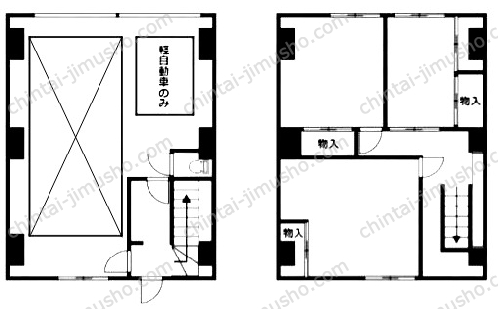 ドーメルハウスの間取図