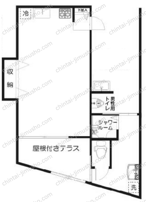 興栄コーポの間取図