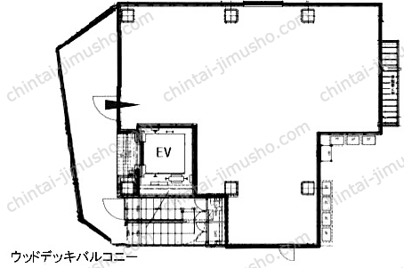 オセアニック麻布十番の間取図