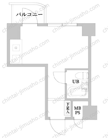新宿ダイカンプラザシティⅠの間取図