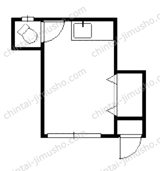 豊栄荘の間取図