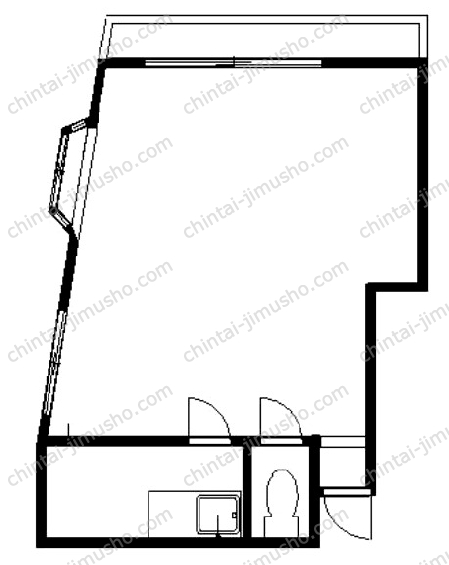 晃明堂マンションの間取図