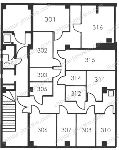 ALビル／ハローオフィス御徒町の間取図