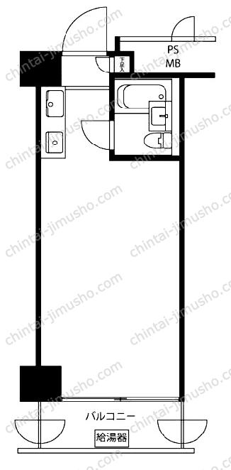 中銀日本橋マンシオンの間取図