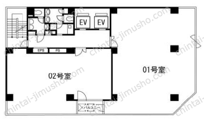 Is building（アイズビル）の間取図