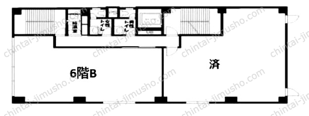 松屋ビルの間取図