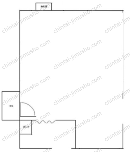 府中美好町2丁目店舗の間取図