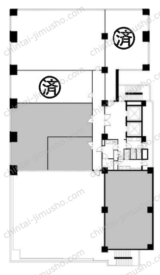 第15三ツ木ビルの間取図