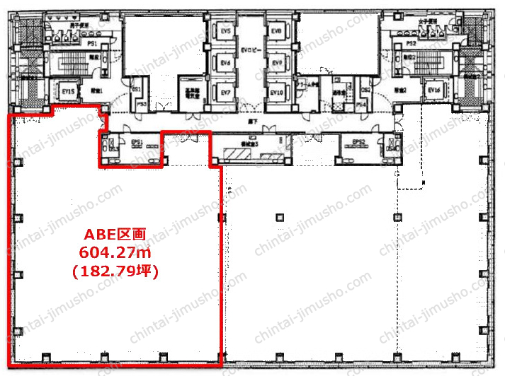 明治安田生命さいたま新都心ビルの間取図