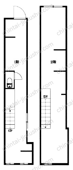 山王三丁目店舗の間取図