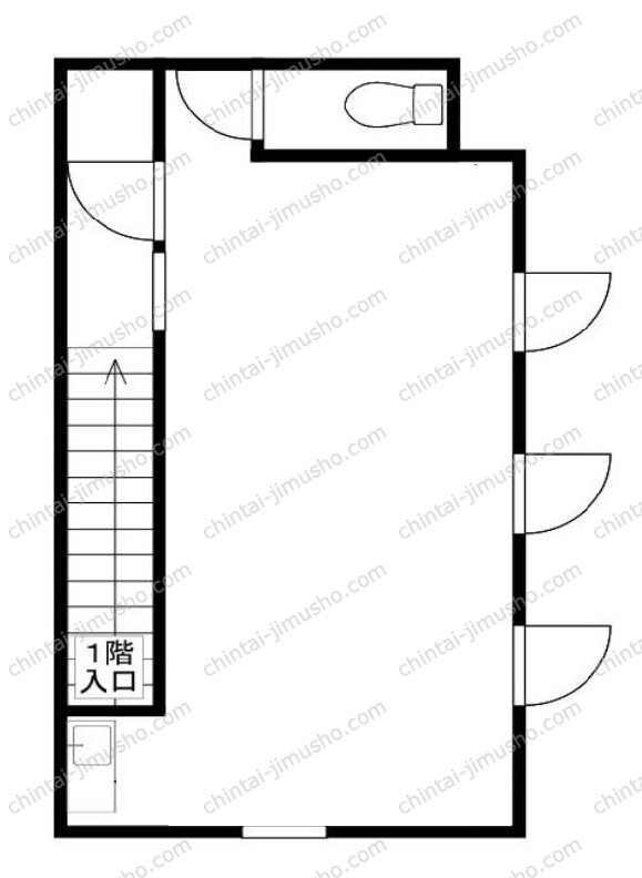 ローマ美容室の間取図