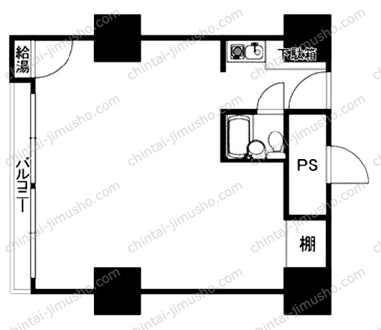 シャルマン築地明石町の間取図