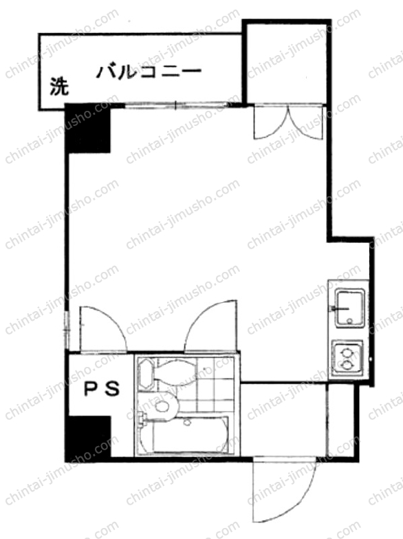 シャトー広尾中井ビルの間取図