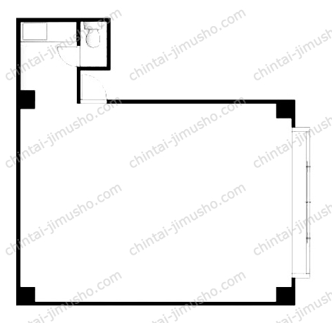 本町6丁目貸事務所の間取図