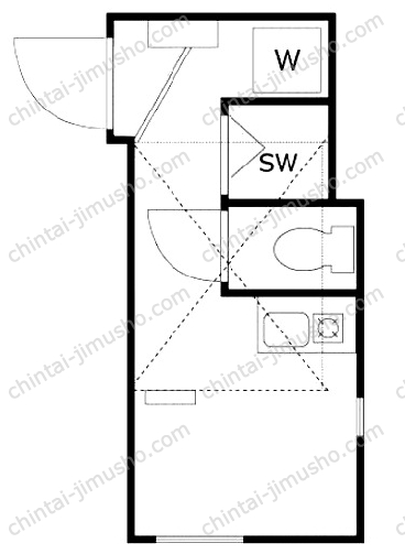 ココパレスの間取図