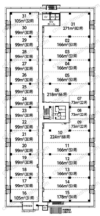 三井リンクラボ新木場2の間取図
