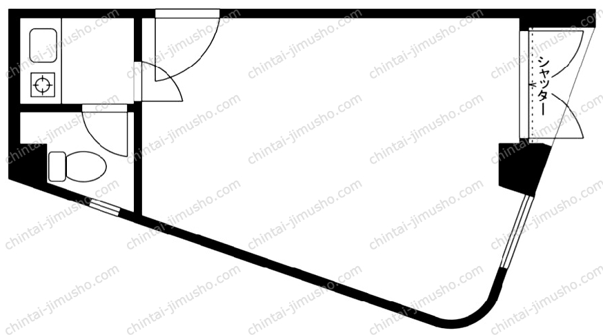 東屋ビルの間取図