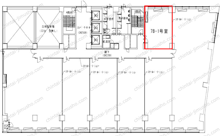 横浜西口Kビルの間取図
