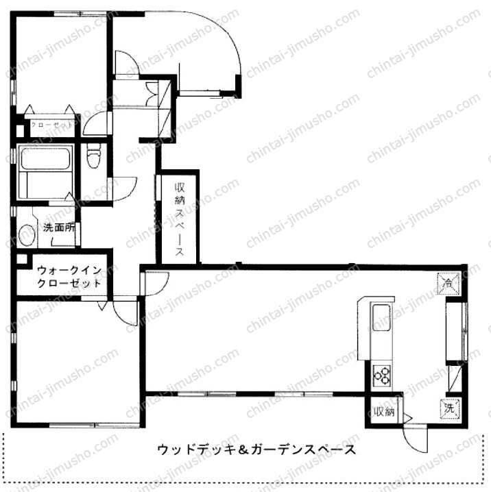 青山ガーデンハウスの間取図