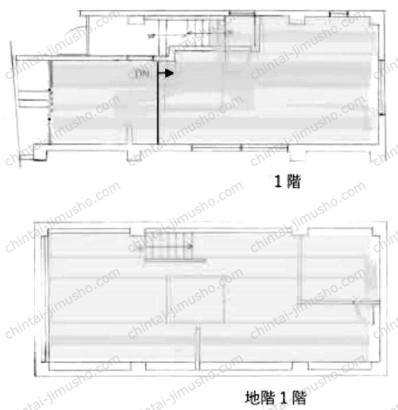 烏山商会ビルの間取図