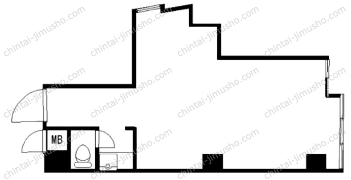 岡田ビルの間取図