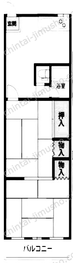 小倉第六マンションの間取図