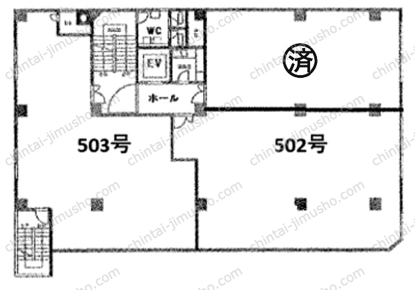 第二プレシーザビルの間取図