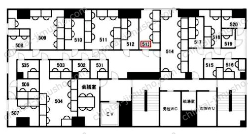 日工薬会館ビルの間取図