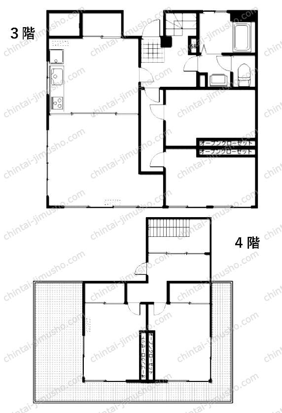 石神井ビルの間取図