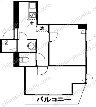 東駒形マンションの間取図