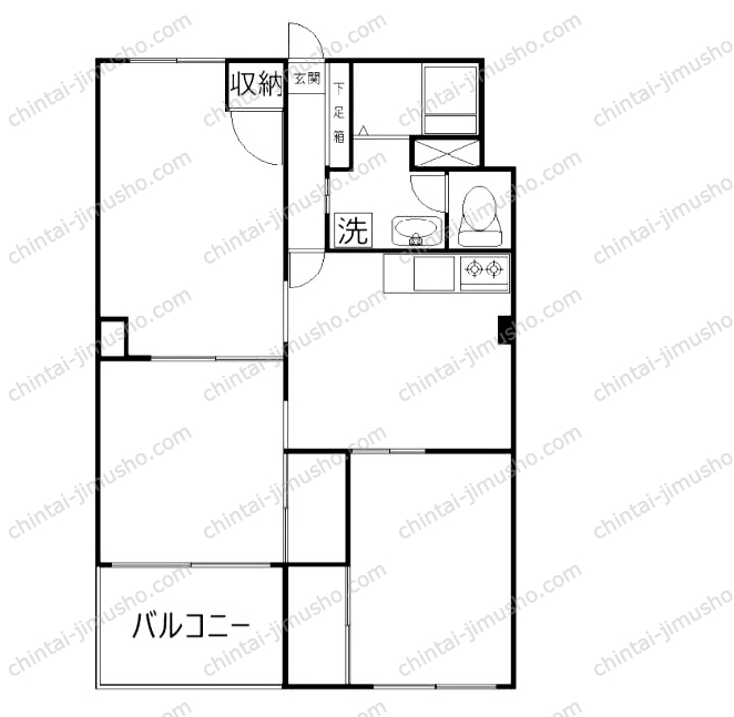 目白ビルの間取図