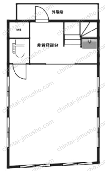 小山4丁目店舗の間取図